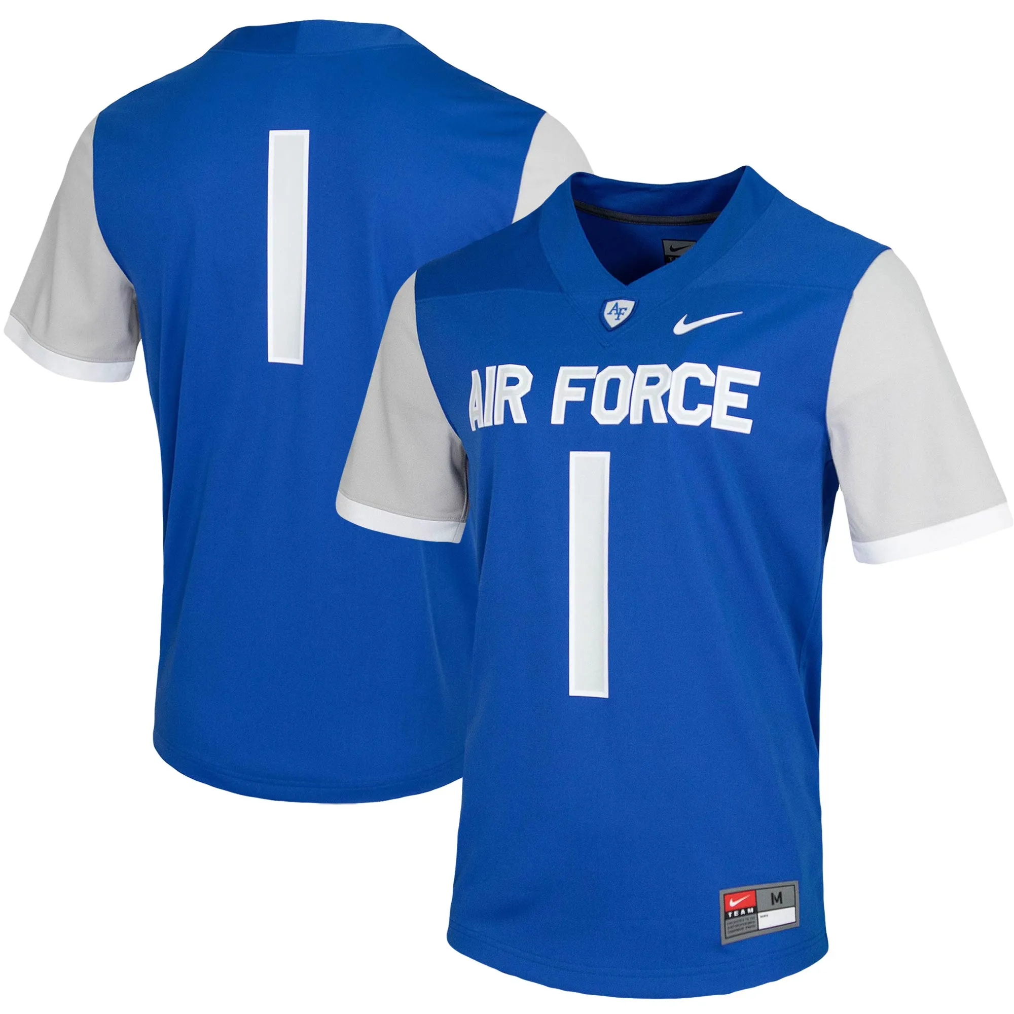 Nike #1 Air Force Falcons Royal Untouchable Game Jersey