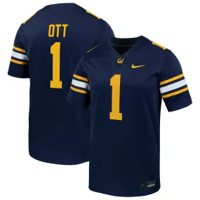 Nike Jaydn Ott Cal Bears Navy NIL Football Game Jersey