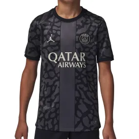 Nike Kids PSG 2023/24 Third Jersey Black/Stone