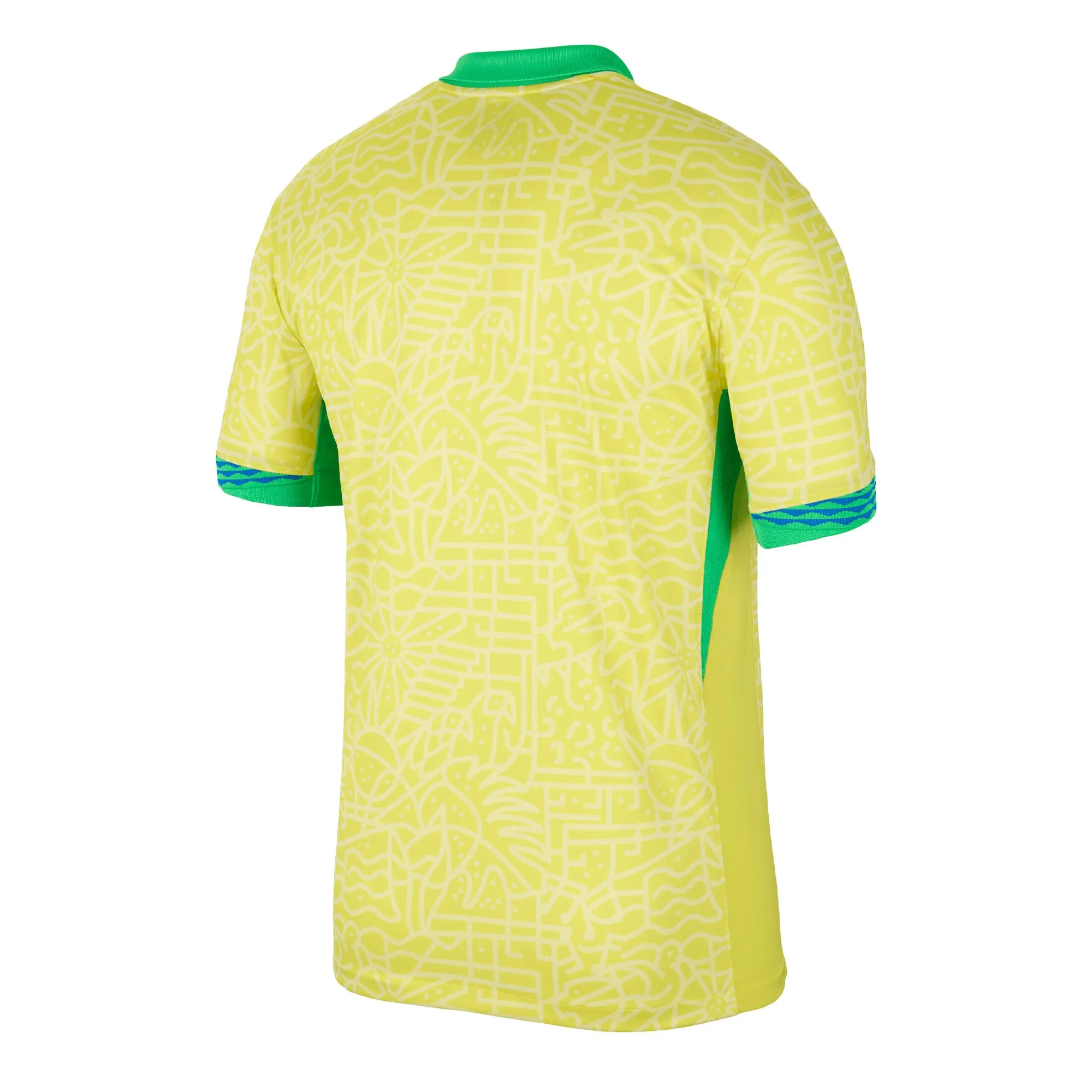 Nike Men's Brazil 2024/25 Home Jersey Yellow/Green