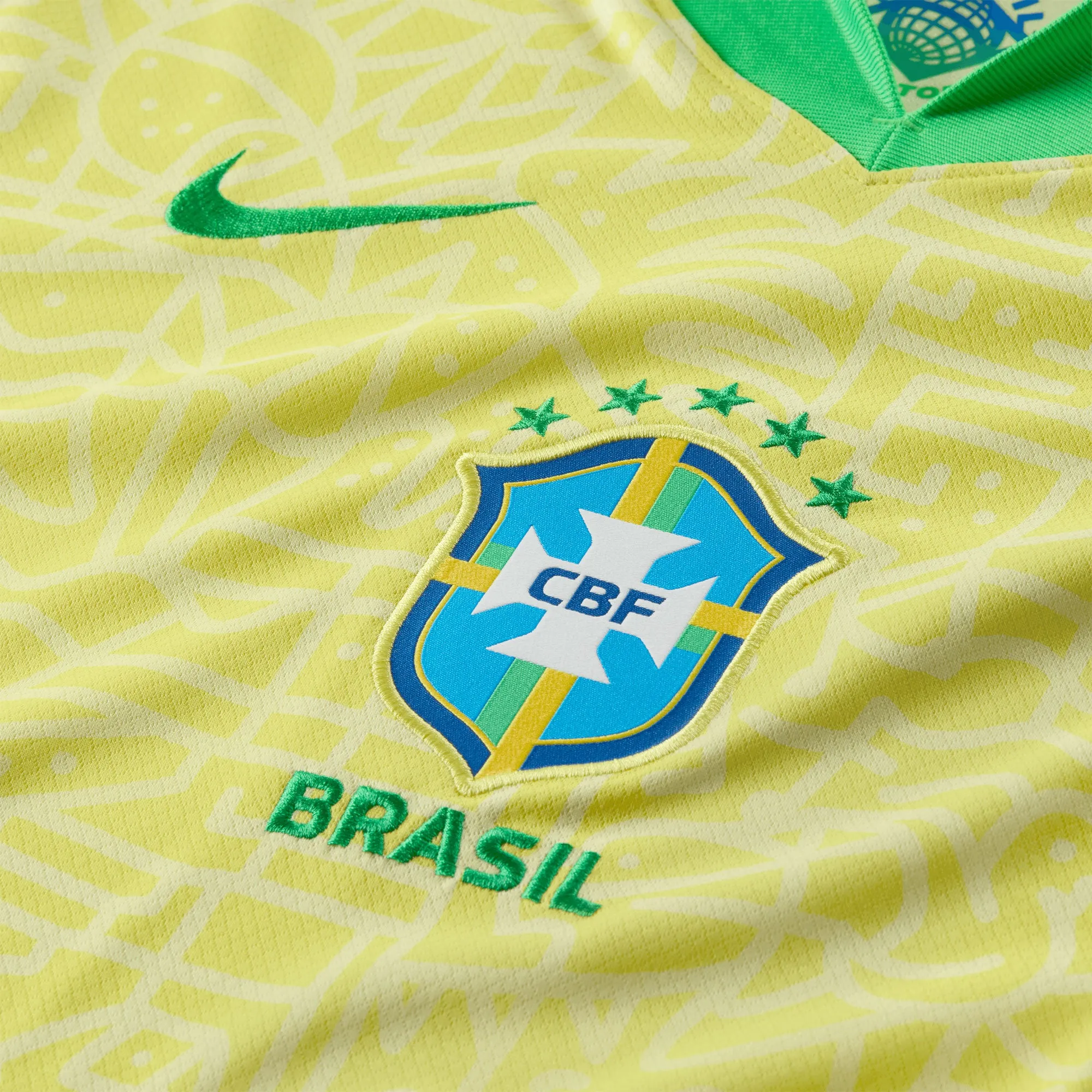 Nike Men's Brazil 2024/25 Home Jersey Yellow/Green