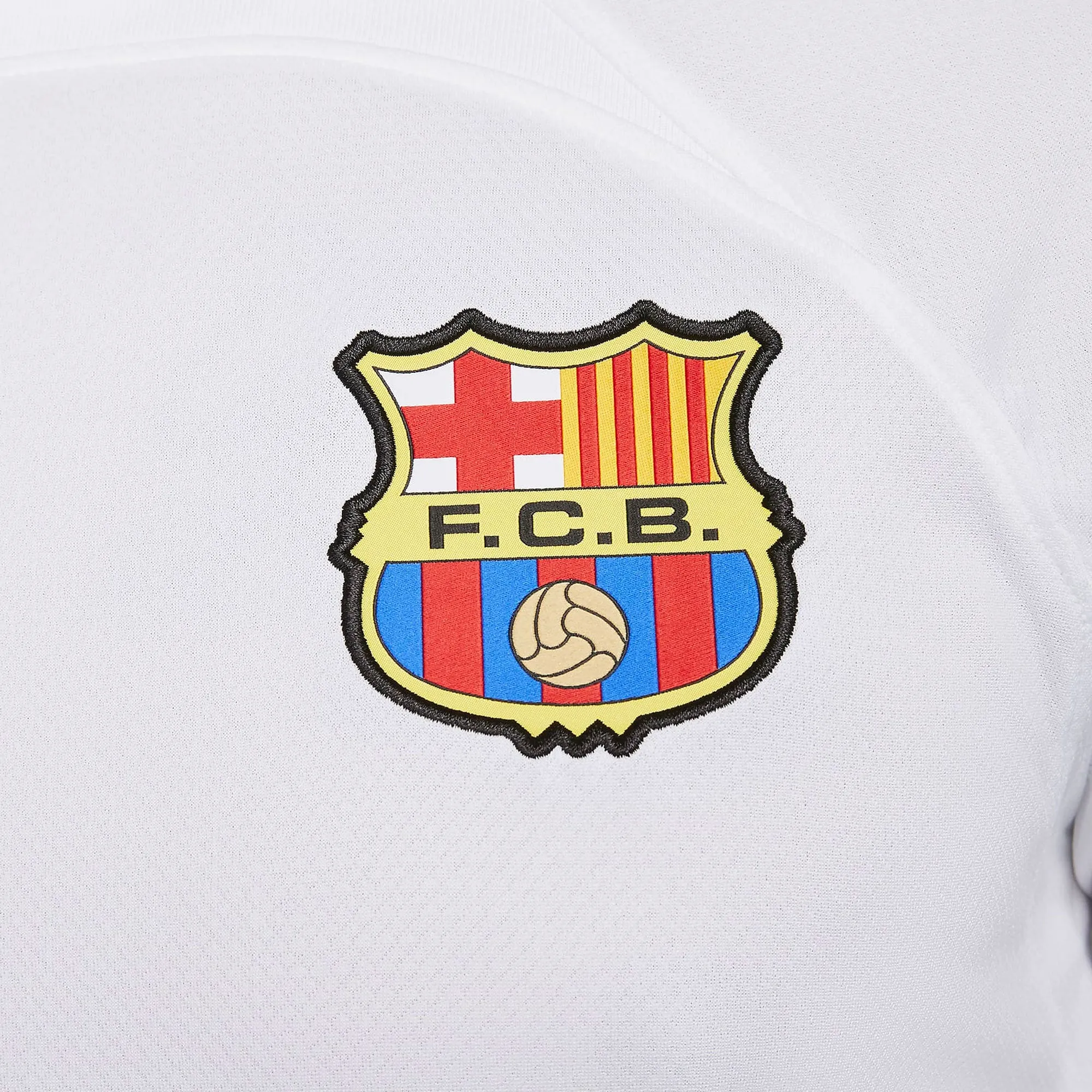 Nike Men's FC Barcelona 2023/24 Away Jersey White/Blue