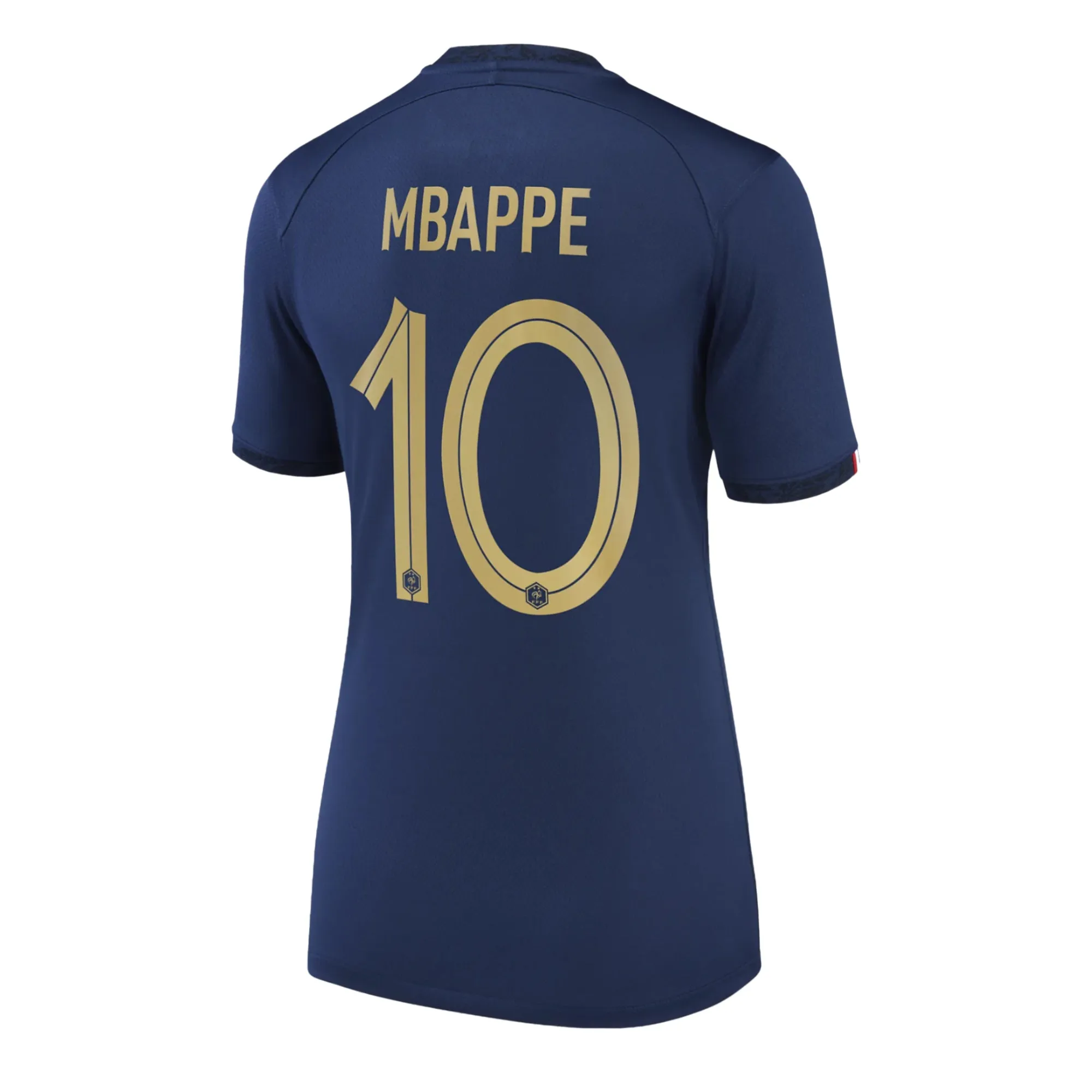 Nike Women's France 2022/23 Home Jersey w/ Mbappe #10 Printing