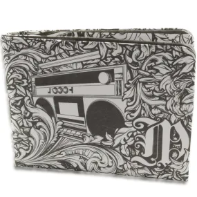 Olivera Black and White Boombox Paper Wallet