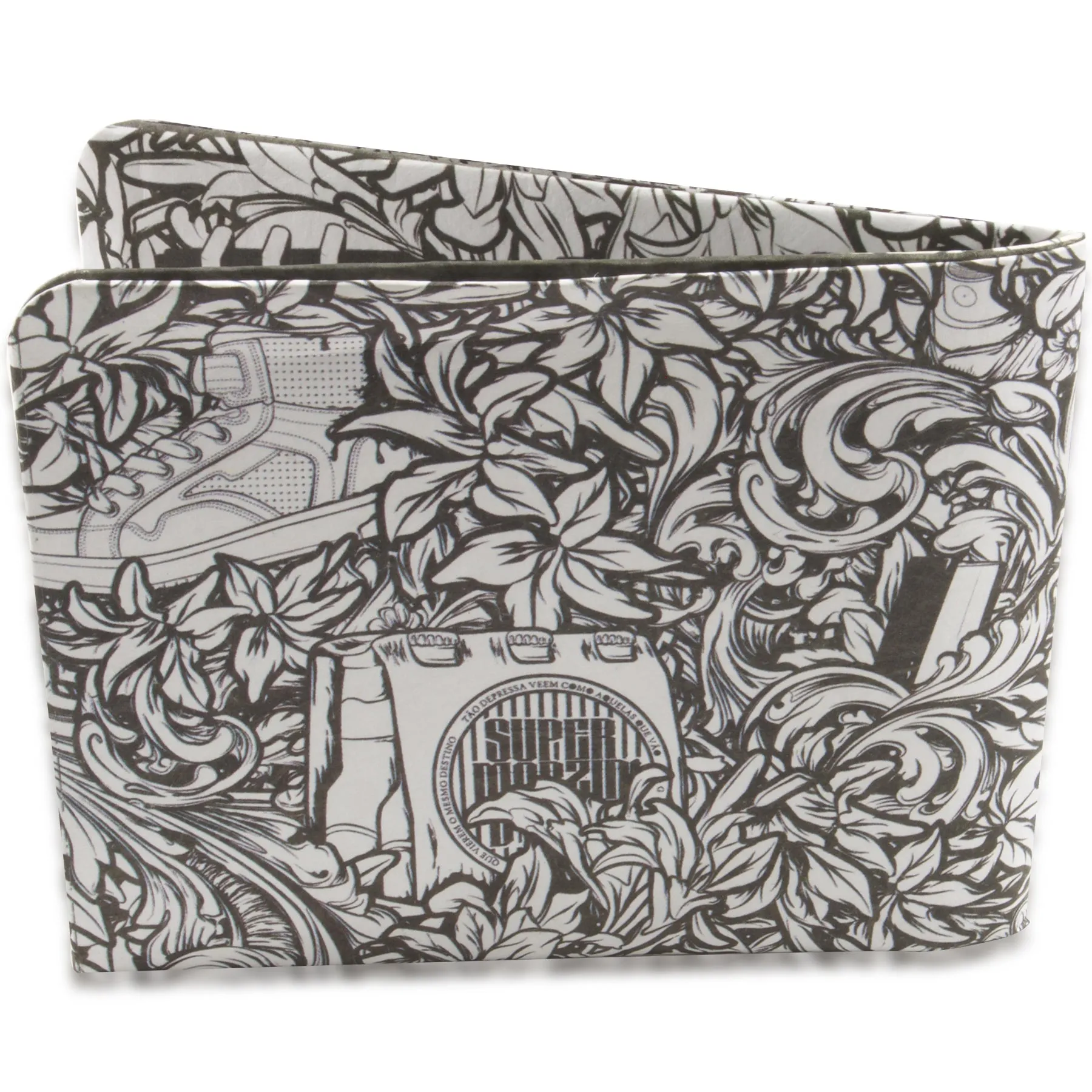 Olivera Black and White Boombox Paper Wallet