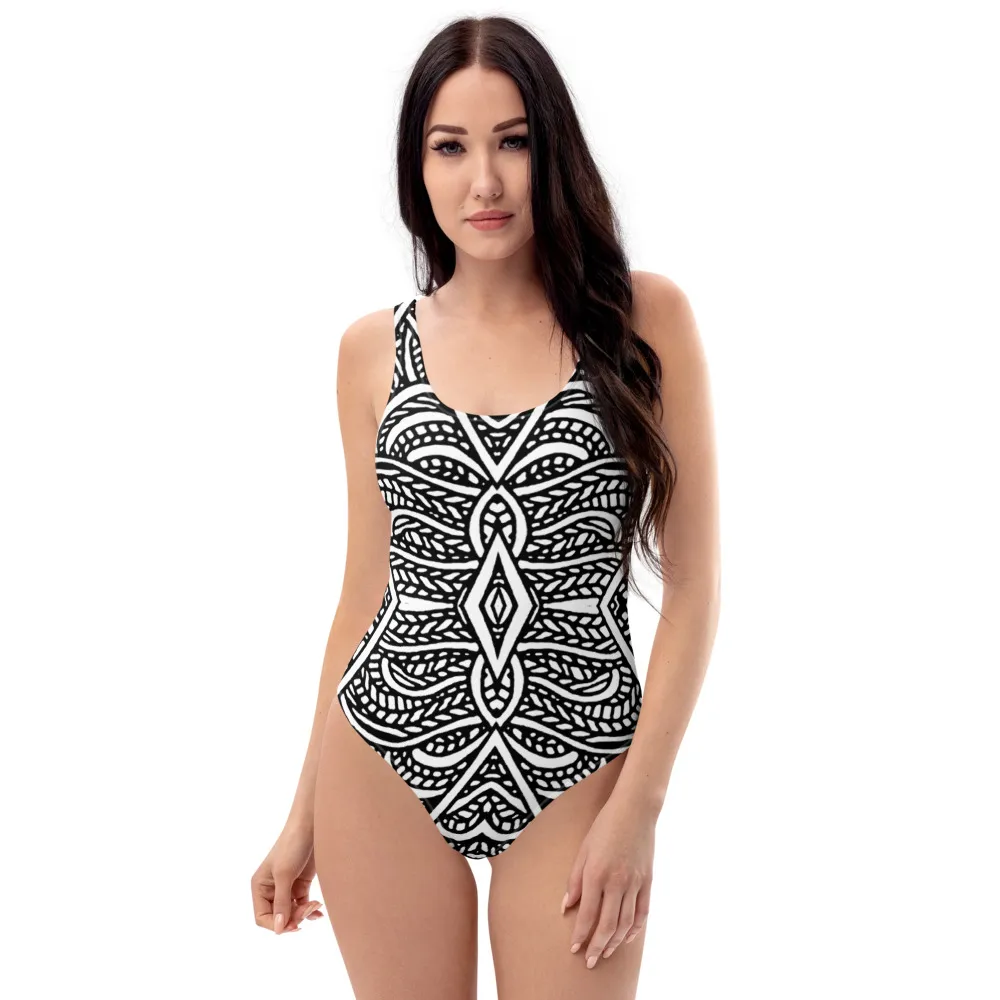 One-Piece Swimsuit – Water Eyes