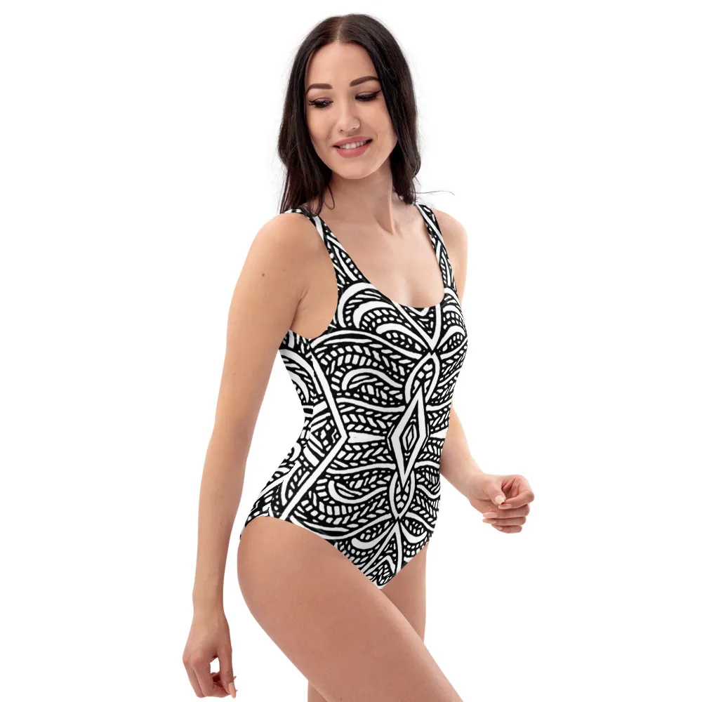 One-Piece Swimsuit – Water Eyes