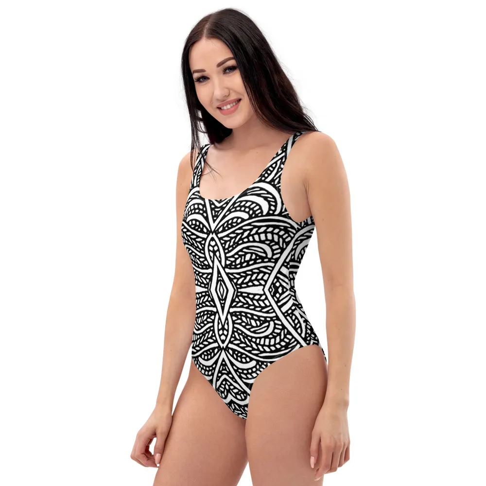 One-Piece Swimsuit – Water Eyes