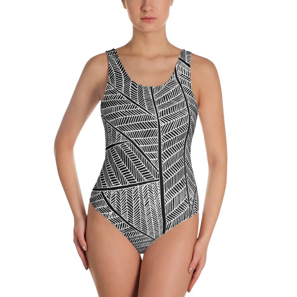 One-Piece Swimsuit Sunlight Under Springs