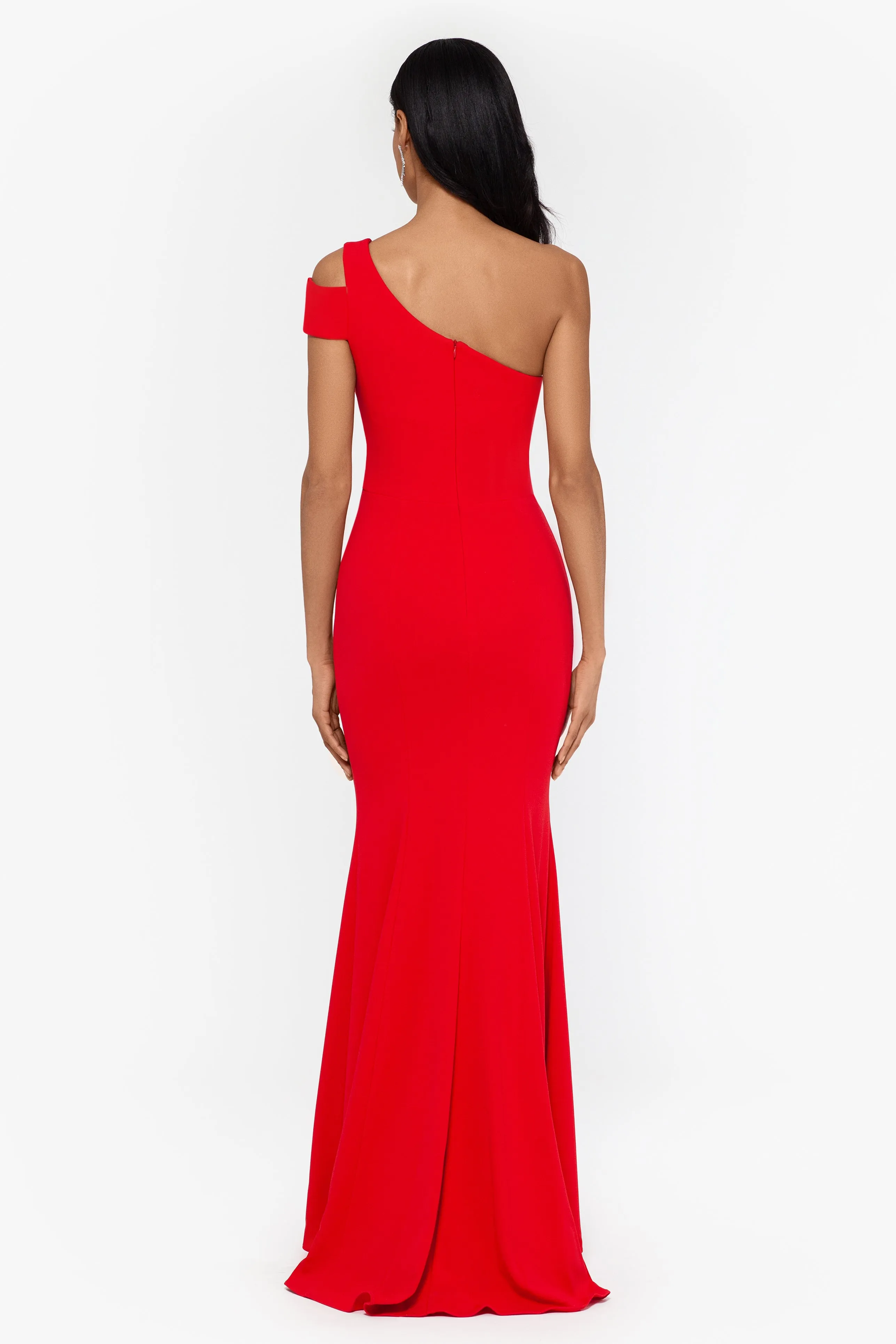 Paulina Cutout One Shoulder Floor Length Gown