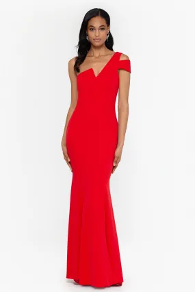 Paulina Cutout One Shoulder Floor Length Gown