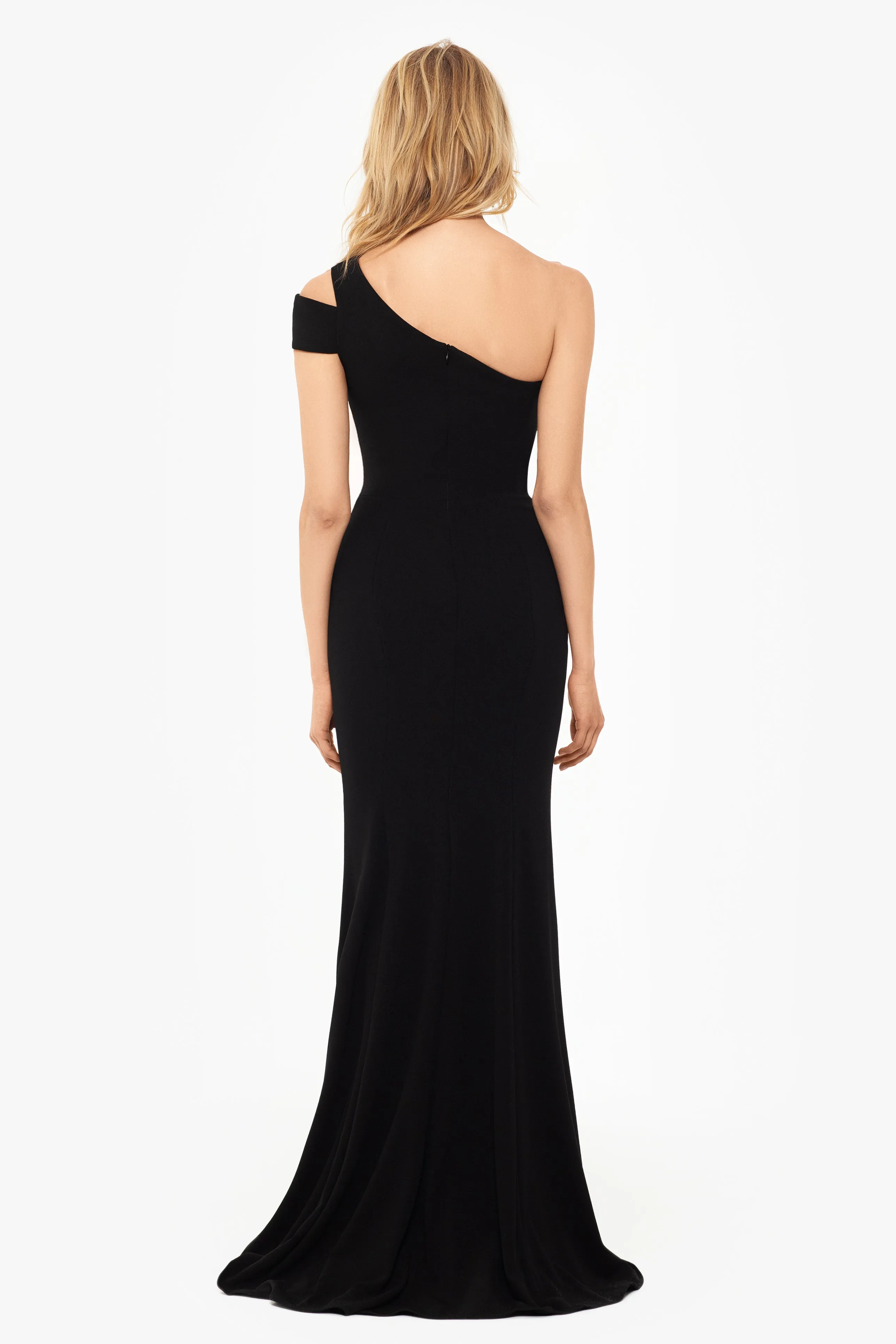 Paulina Cutout One Shoulder Floor Length Gown