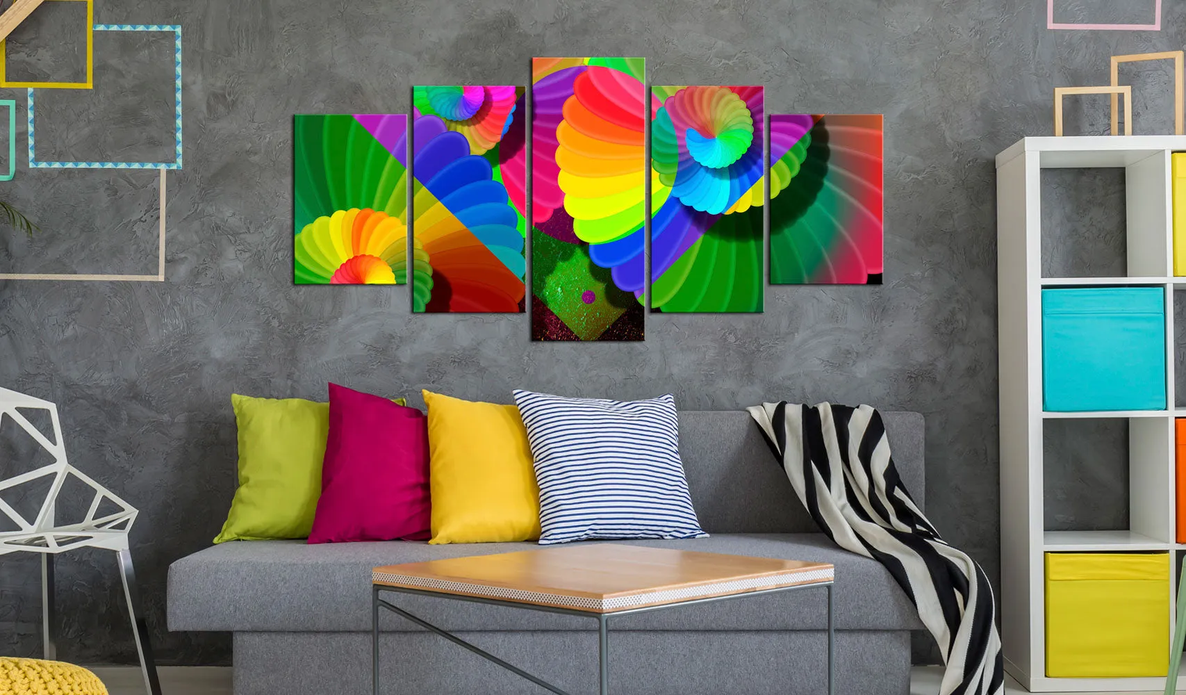 Quadro Twisted Colours