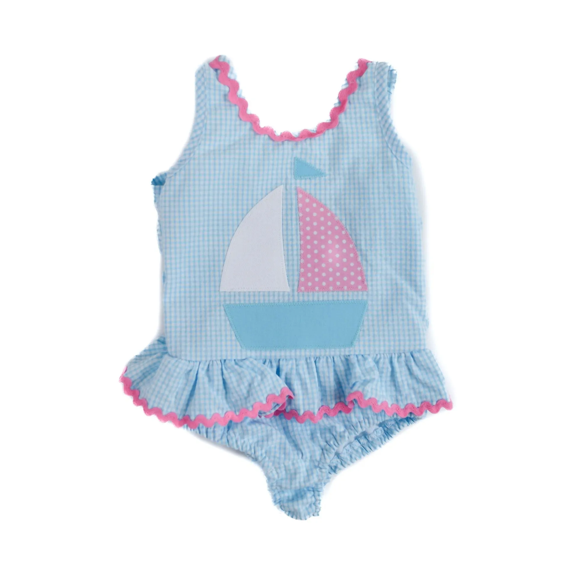 Sailboat One Piece Swimsuit