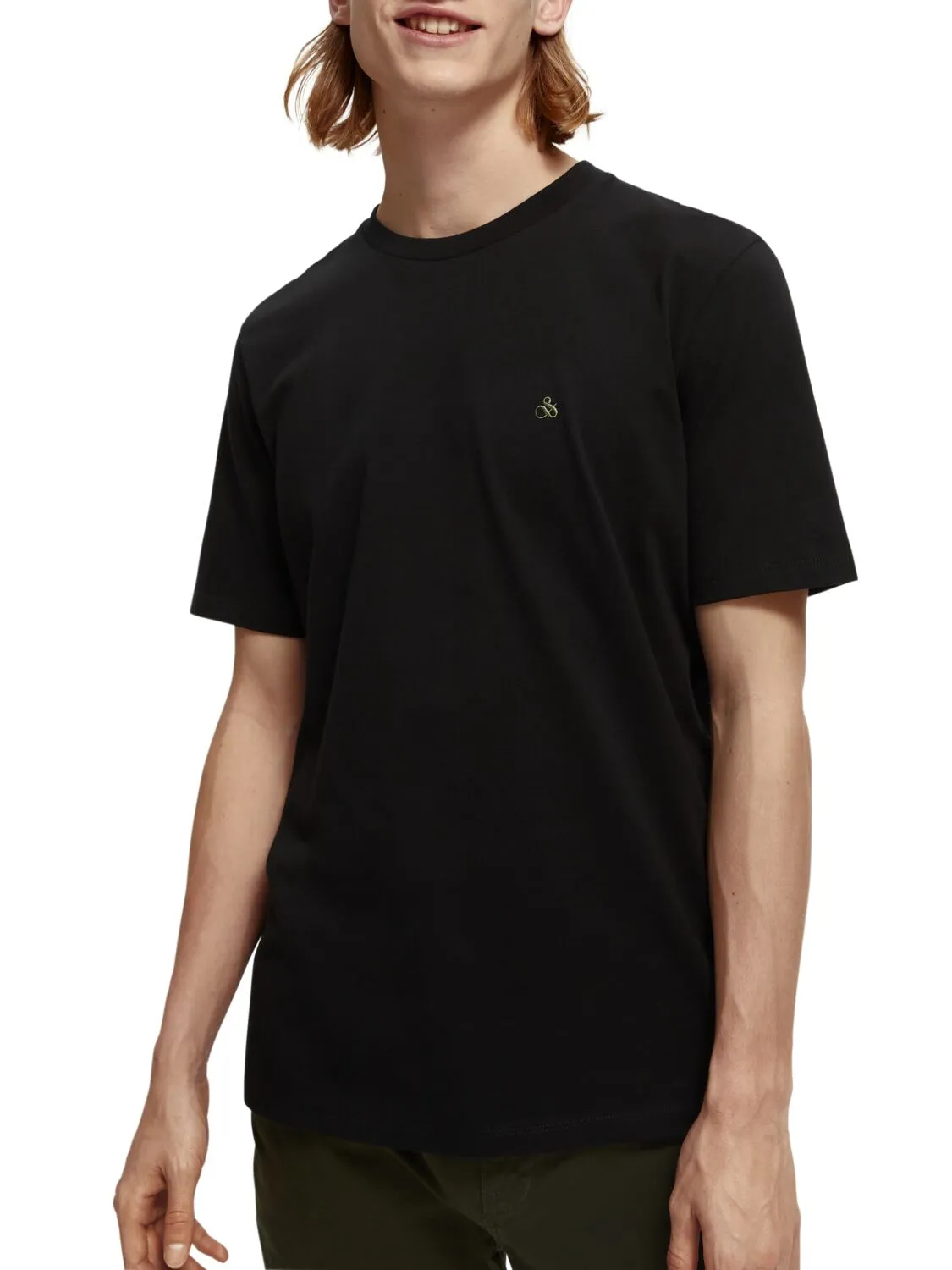 Scotch & Soda - Crewneck Jersey Tee - Black, Navy or White