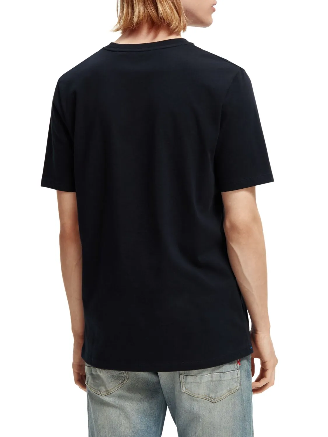 Scotch & Soda - Crewneck Jersey Tee - Black, Navy or White