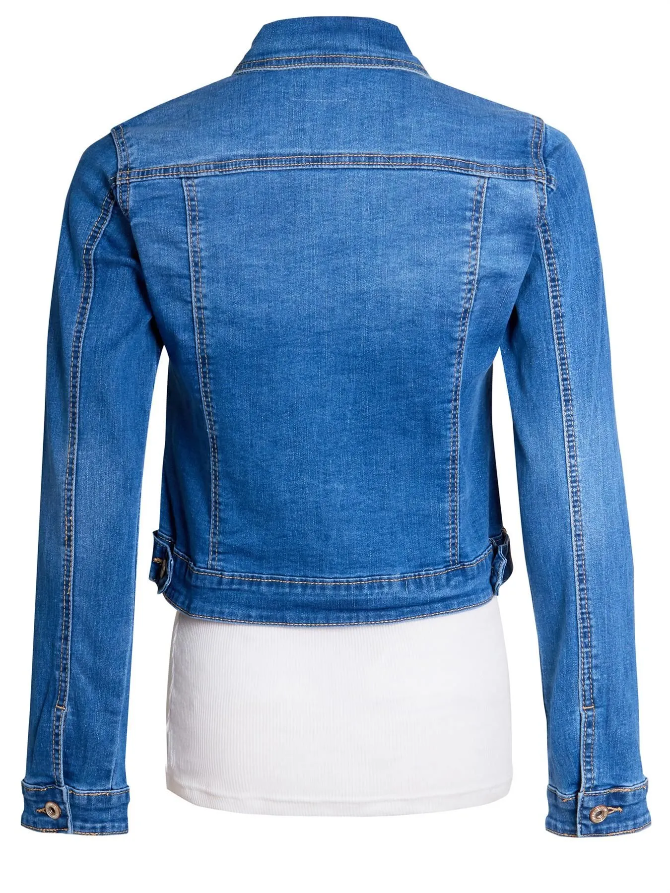 Slim Fit Stretch Denim Jacket, UK Sizes 8 to 16