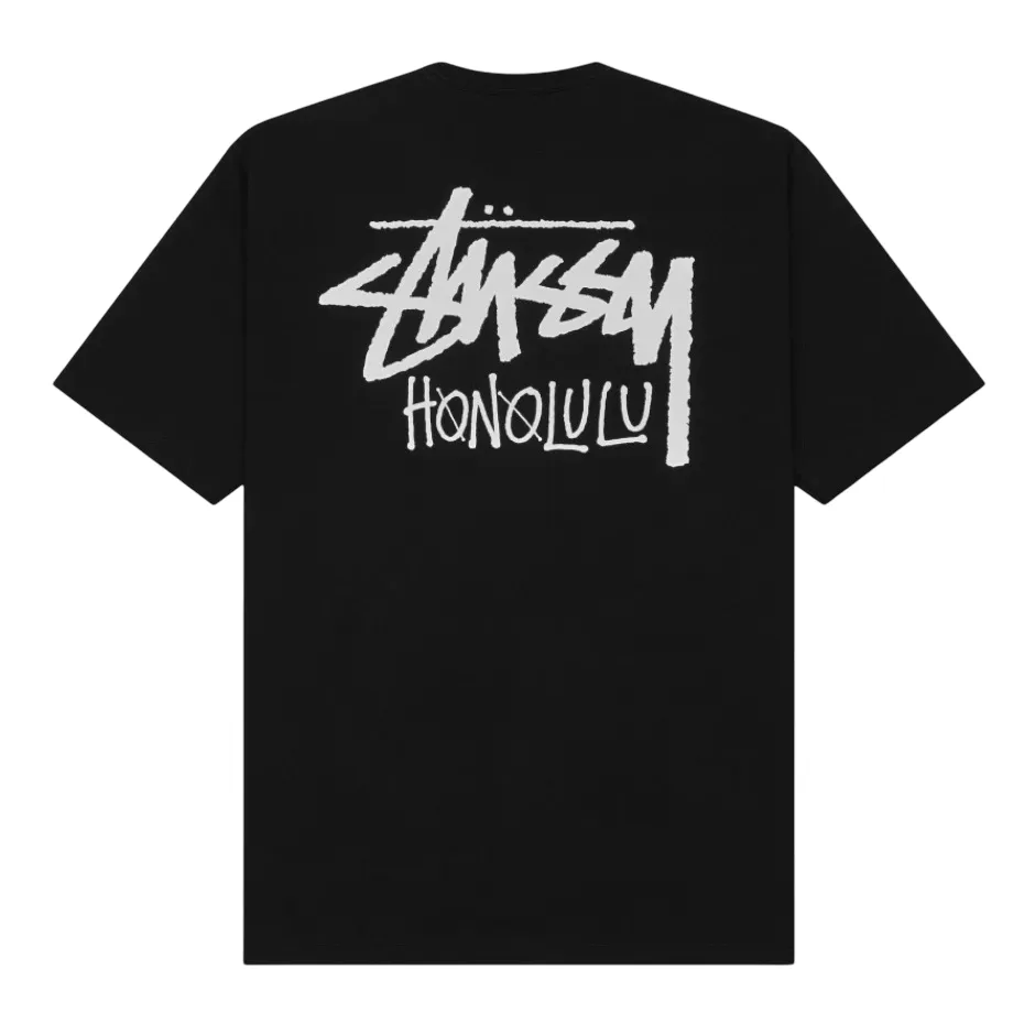 Stussy Honolulu Black Tee