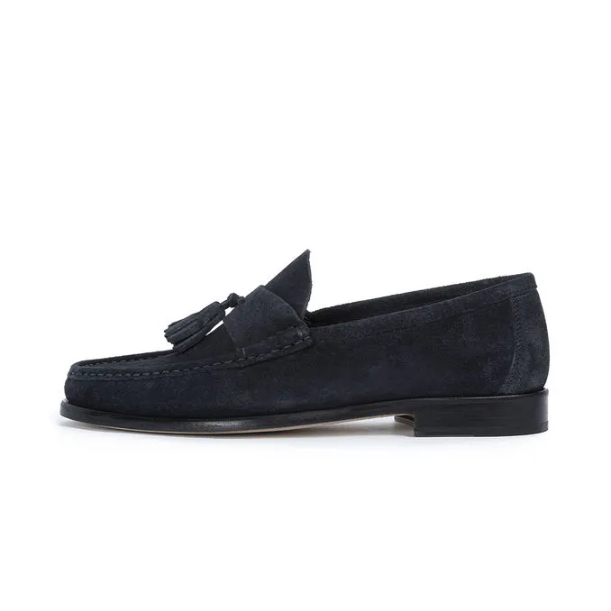 SUEDE LEATHER MOCCASIN WITH TASSELS Man Tempesta