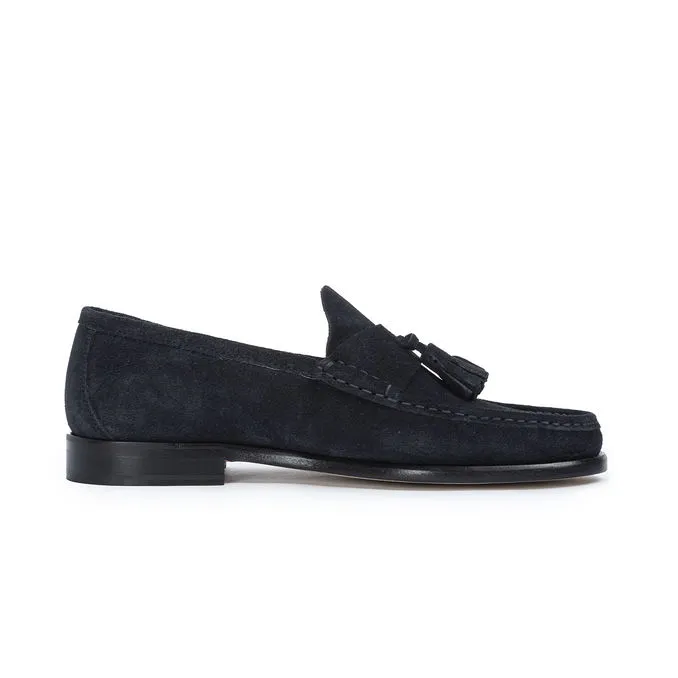 SUEDE LEATHER MOCCASIN WITH TASSELS Man Tempesta