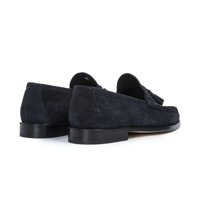 SUEDE LEATHER MOCCASIN WITH TASSELS Man Tempesta