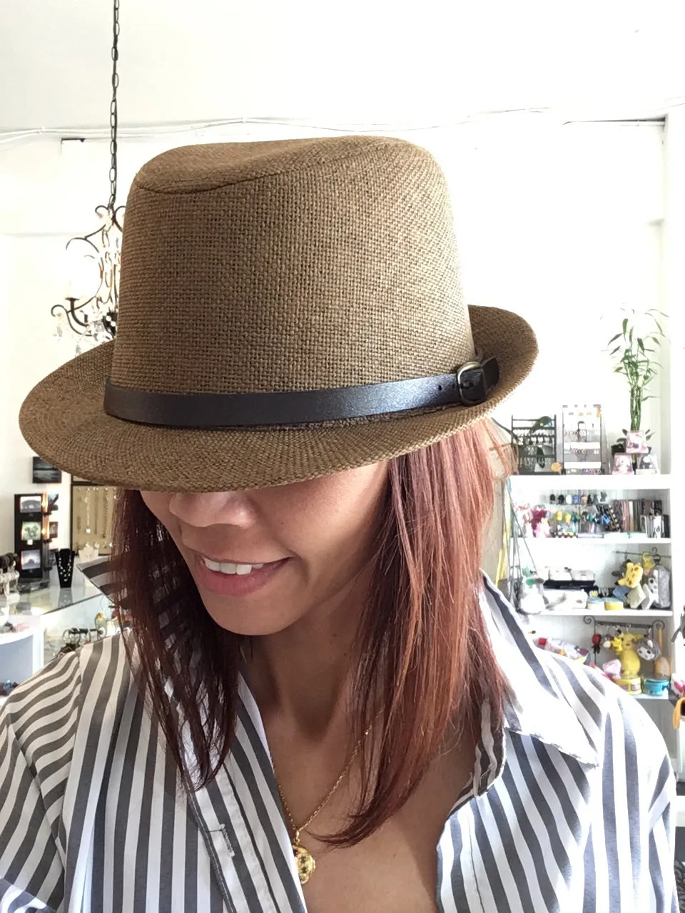 Summer Short Brim Fedora Hat