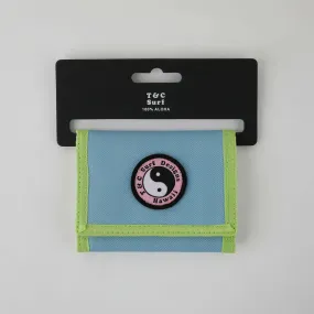 T & C Nylon Velcro Wallet - Pastel