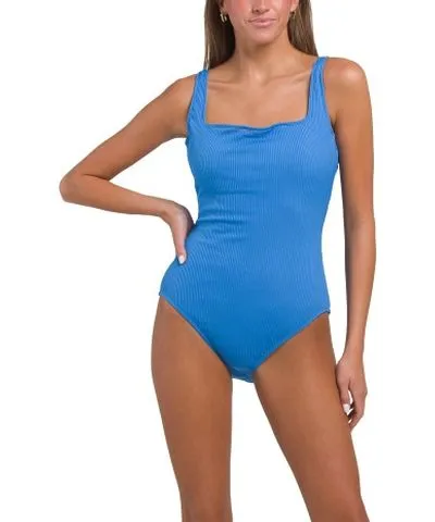 Tj Maxx Walk The Line Square Neck One-Piece Swimsuit For Women