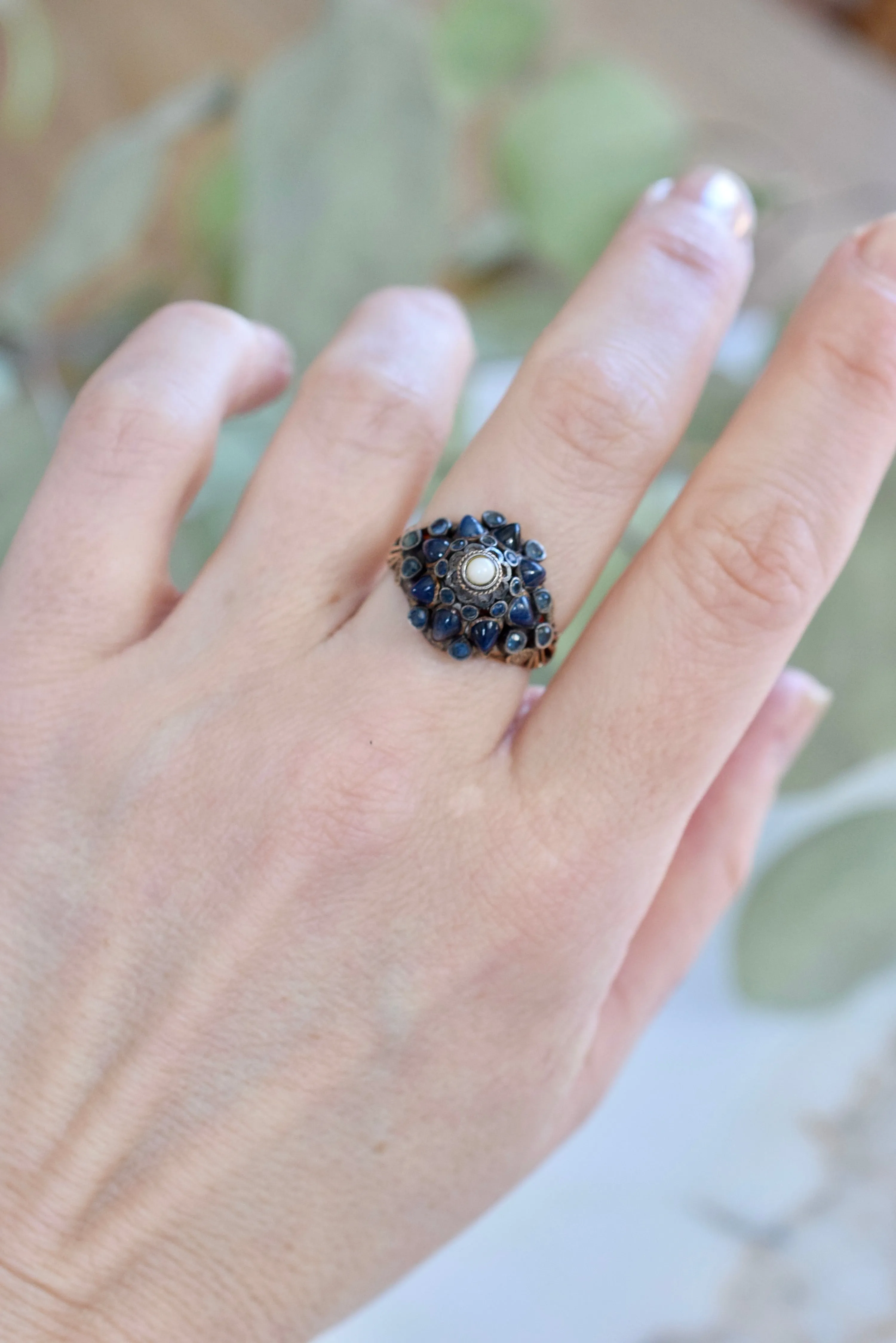 Vintage 1930s Sapphire Princess Ring