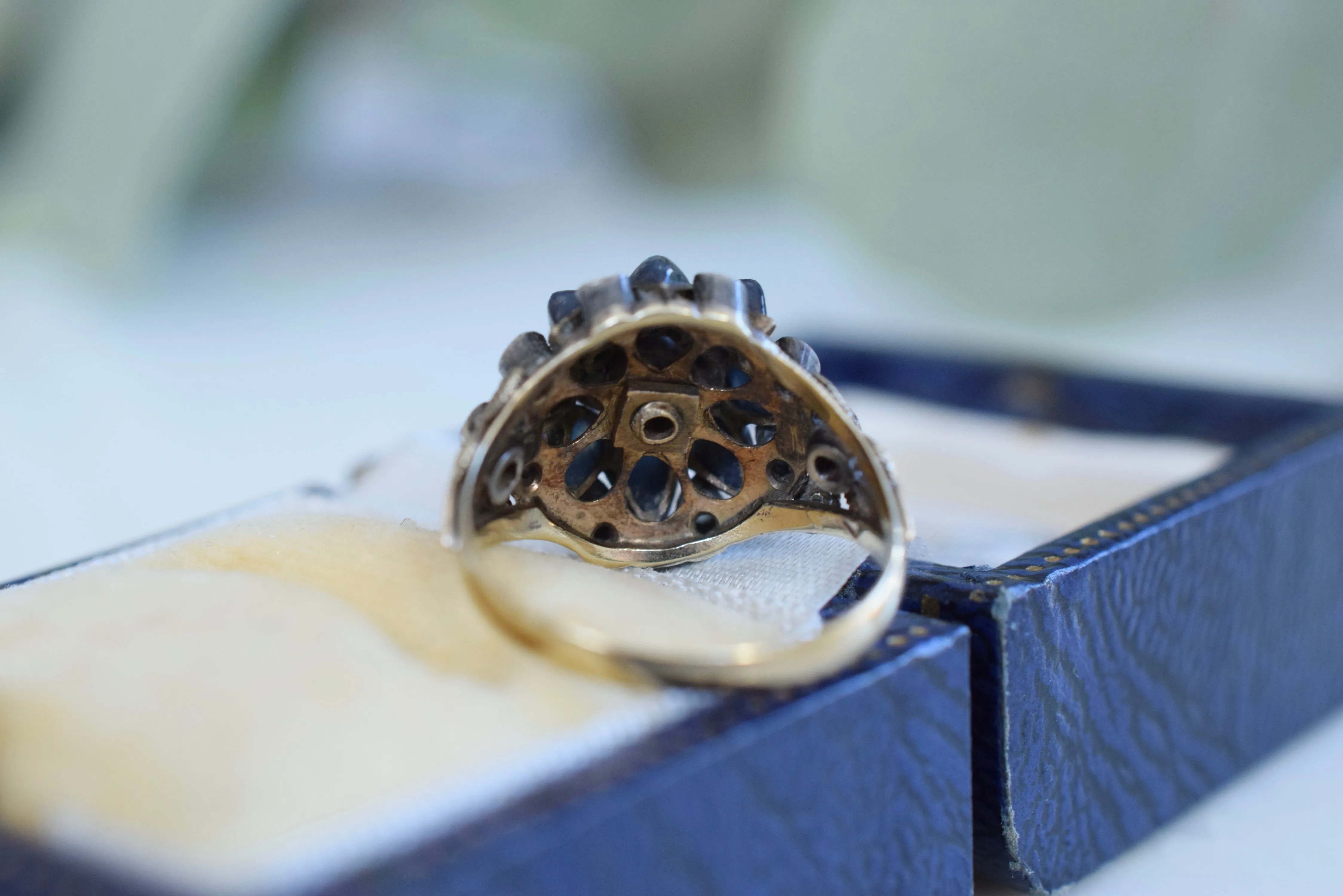 Vintage 1930s Sapphire Princess Ring