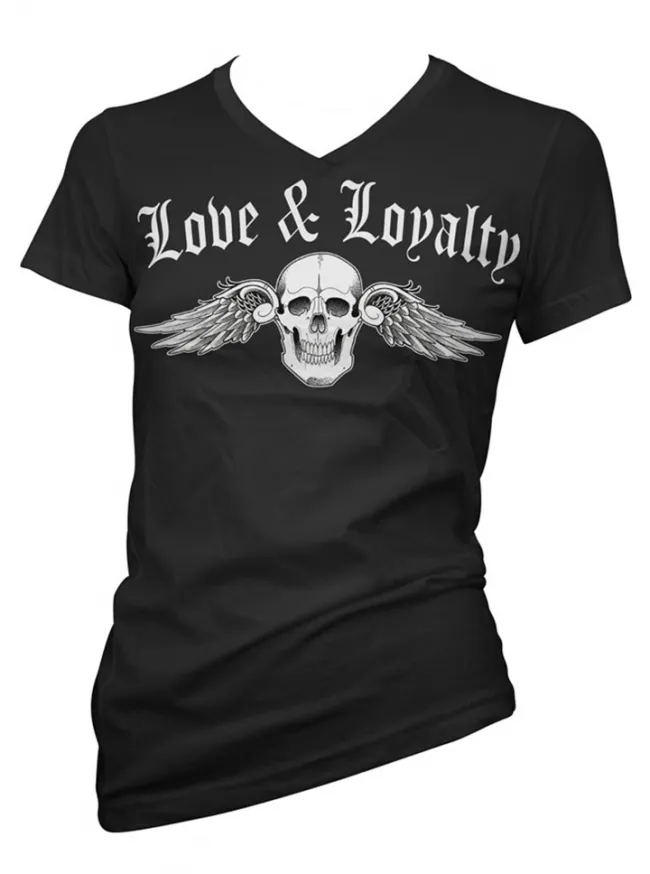 Women's Love & Loyalty V-Neck Tee