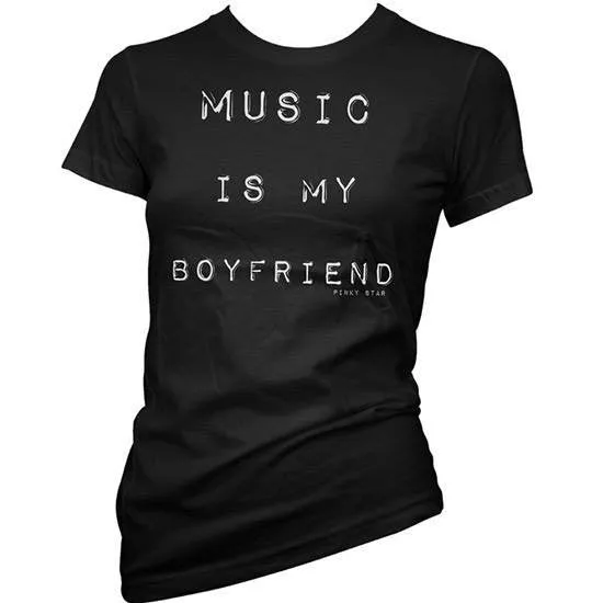 Women's Music is My Boyfriend Tee