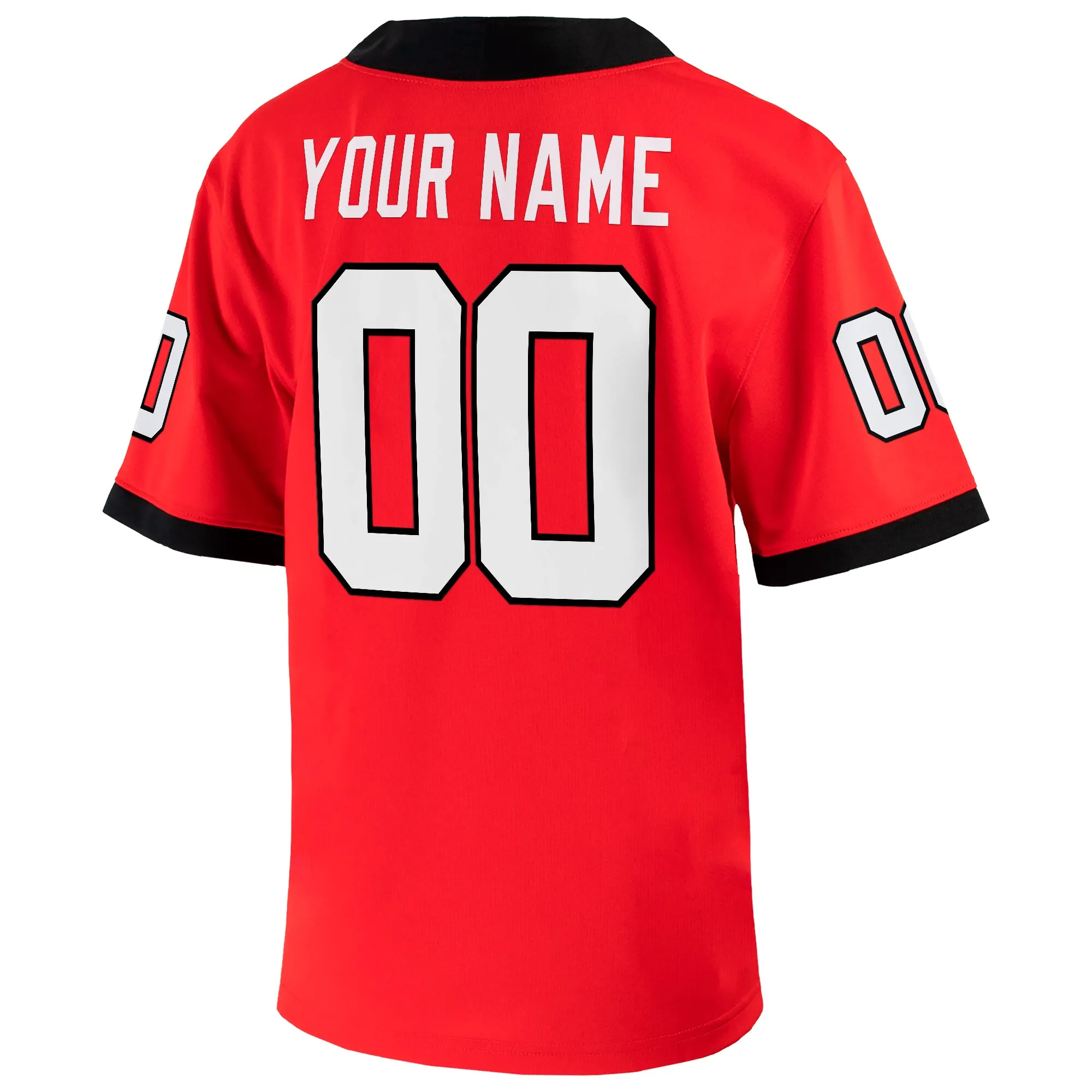 Youth Nike  Red Georgia Bulldogs  Custom Football Game Jersey